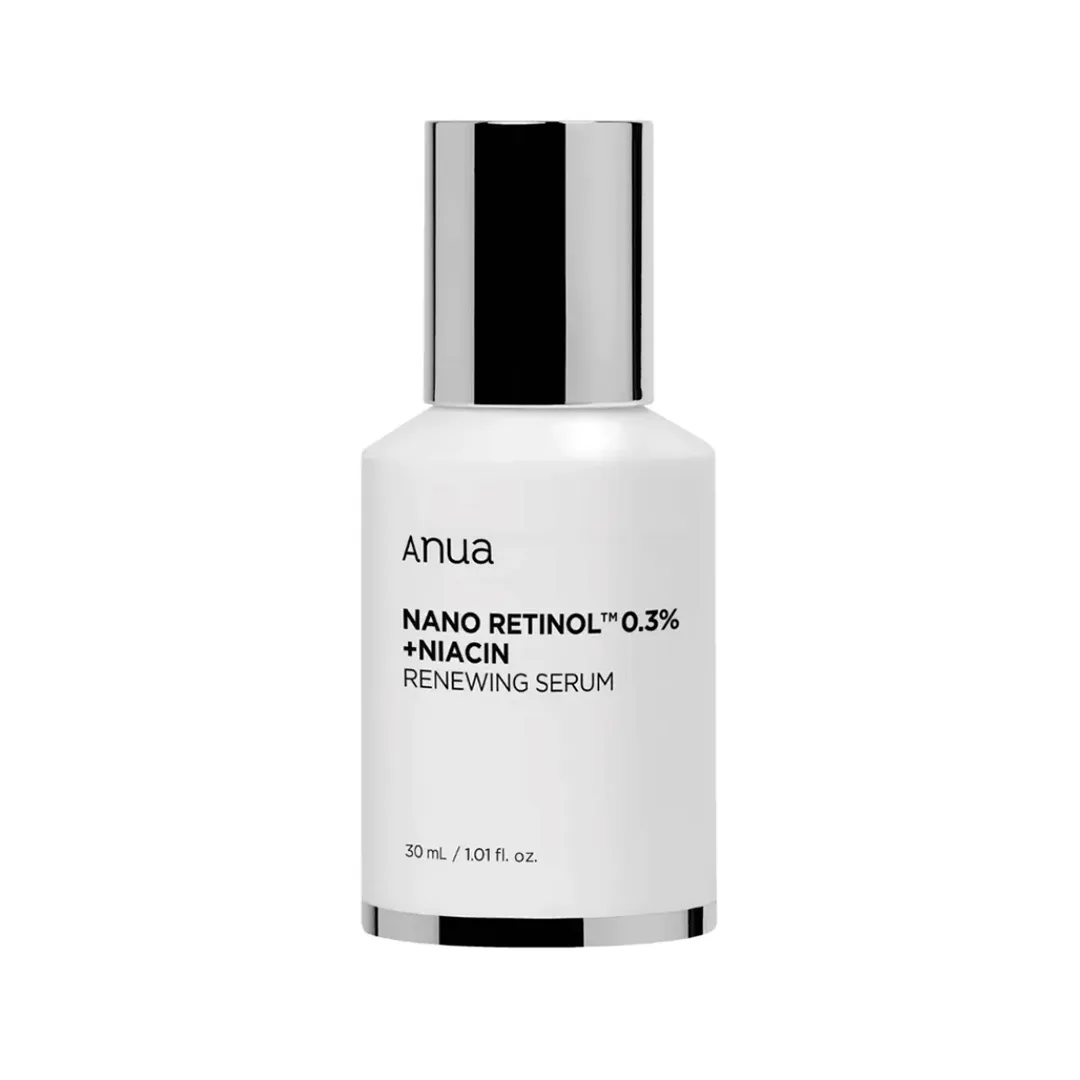 سرم رتینول 0.3 و نیاسین آنوا Anua ضد چروک و روشن کننده حجم 30 میل